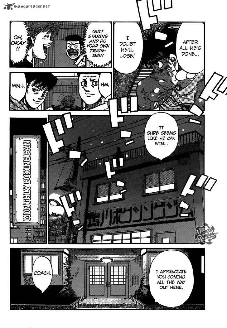 Hajime no Ippo - Chapter 1016 Page 15