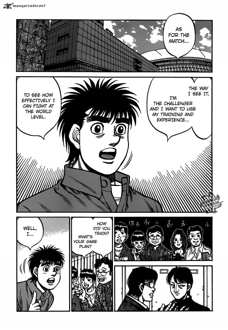 Hajime no Ippo - Chapter 1020 Page 5