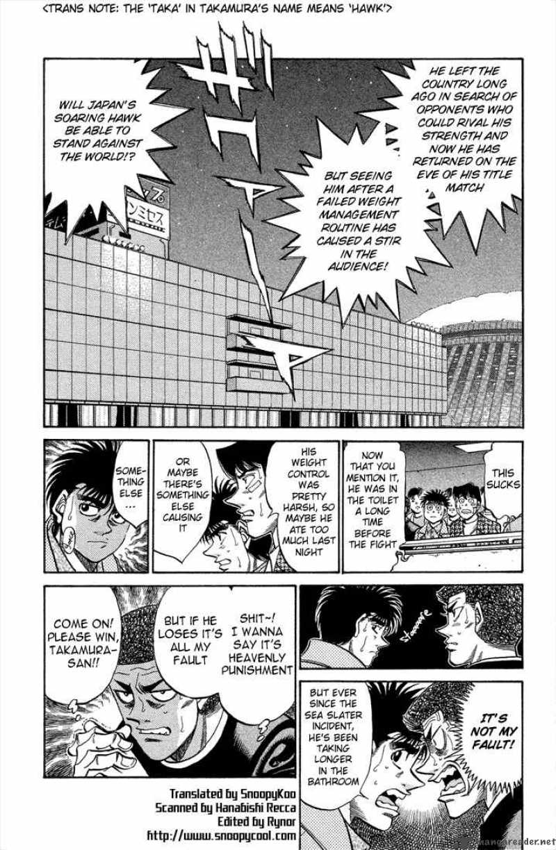 Hajime no Ippo - Chapter 365 Page 3