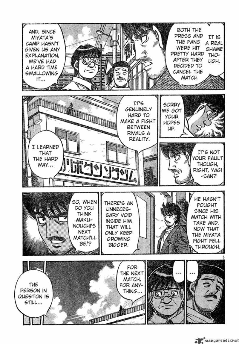 Hajime no Ippo - Chapter 724 Page 5