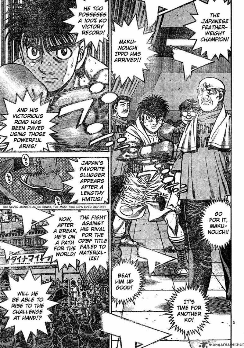 Hajime no Ippo - Chapter 729 Page 3