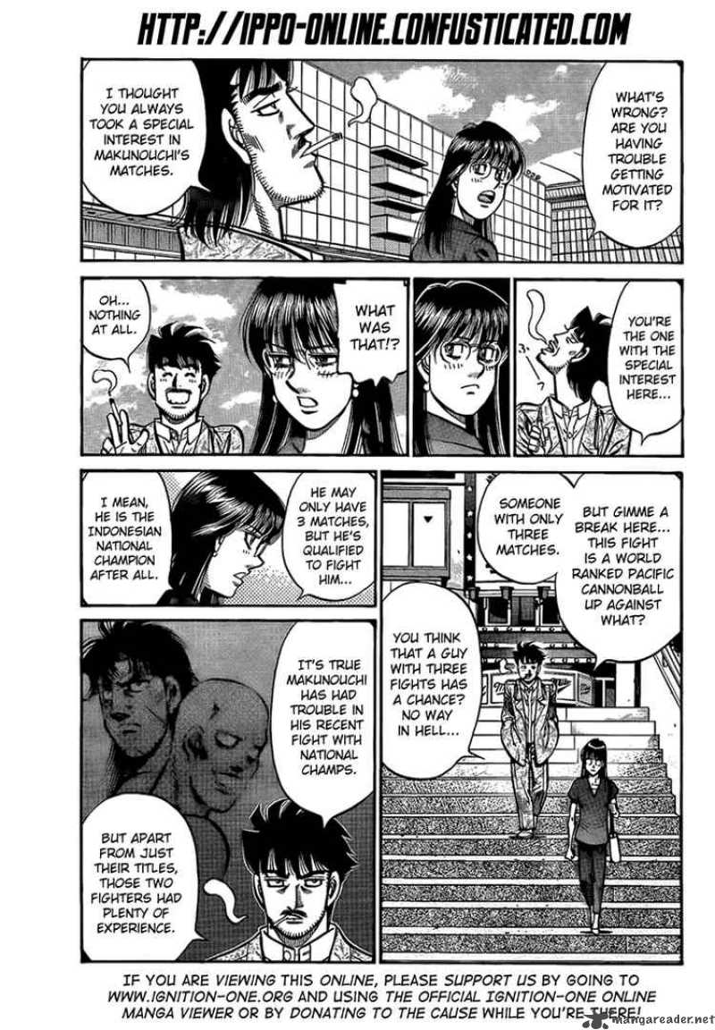 Hajime no Ippo - Chapter 863 Page 4