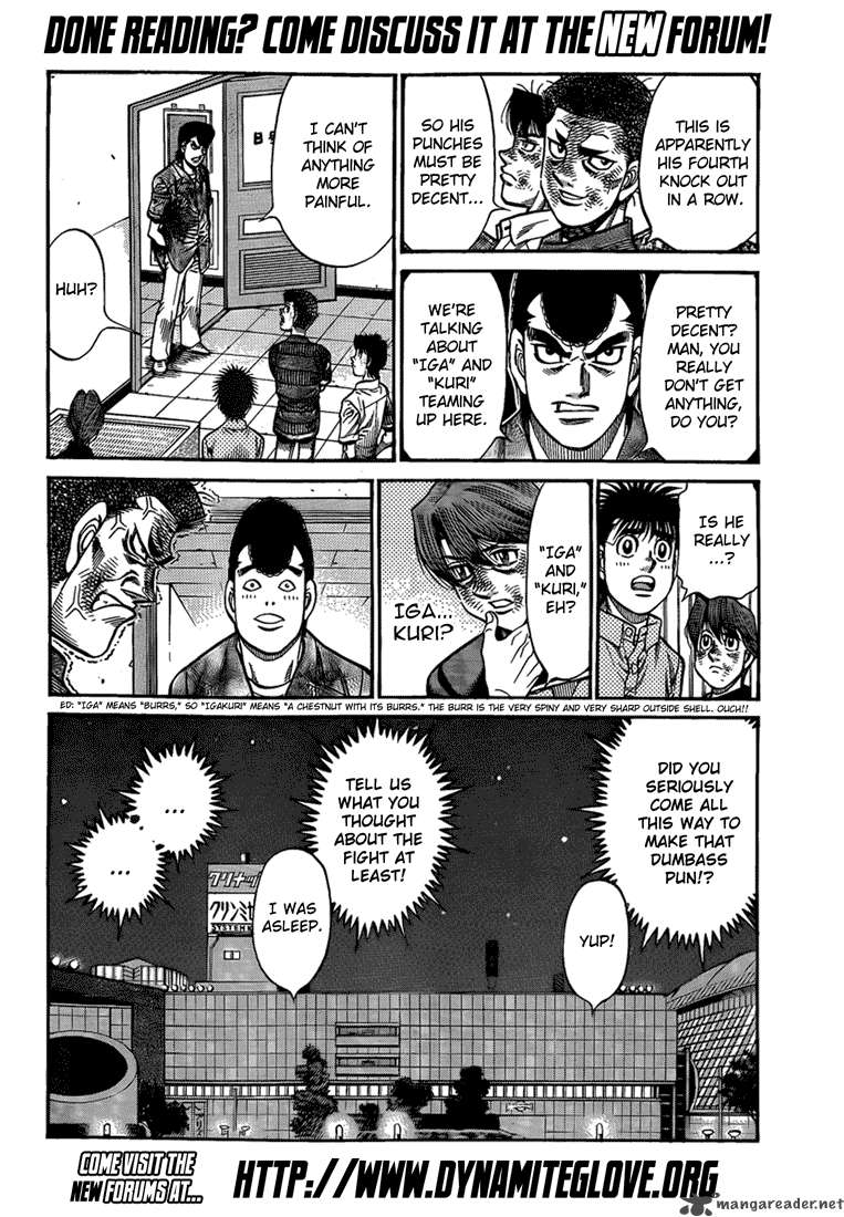 Hajime no Ippo - Chapter 912 Page 18