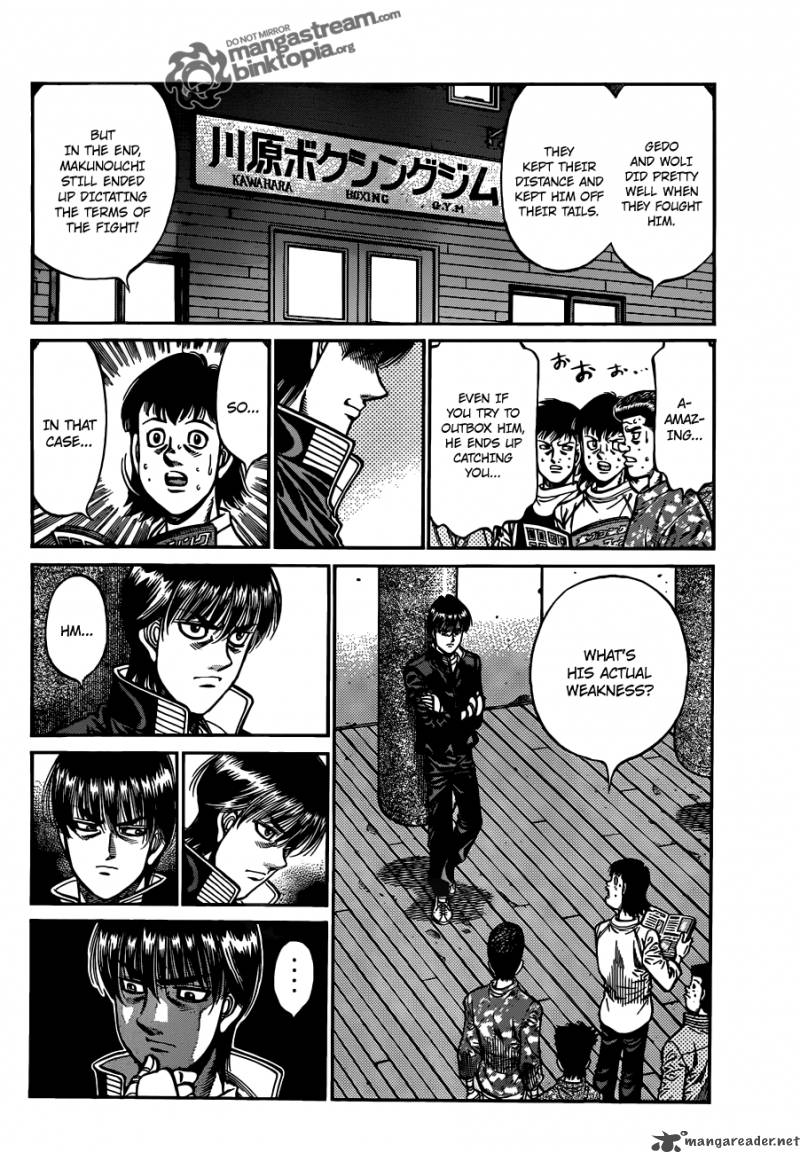 Hajime no Ippo - Chapter 922 Page 4